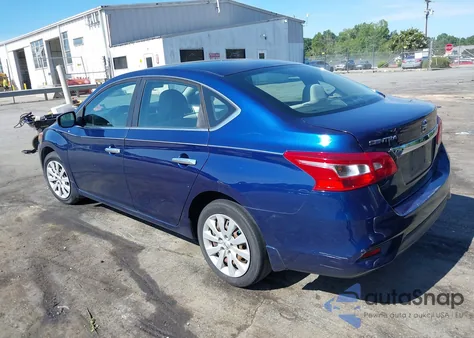 2017 Nissan Sentra S z USA, uszkodzony, nr VIN 3N1AB7AP3HY215363